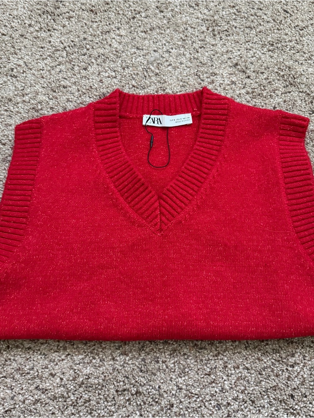 Zara V-Neck Sweater Vest